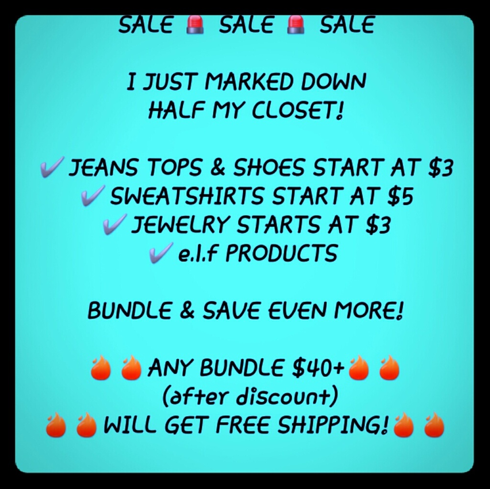 JEANS TOPS SHOES JEWELRY